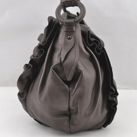 PRADA NAPA LEATHER HOBO SHOULDER BAG - Picture 4 of 16